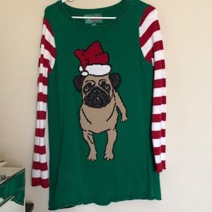 Pug Christmas sweater
